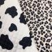  quilting cloth quilting cloth animal pattern cow pattern leopard print Leopard handicrafts cloth animal pattern stylish cotton 100% cloth hand lesson bag commuting to kindergarten going to school go in . go in .