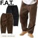 F.A.T.efei чай мужской OVERTUCK длинные брюки F32610-PN17 tuck брюки стандартный товар 