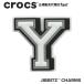 Crocs crocs[ аксессуары jibbitzji Bit'z ]Letter Y / письмо [Y]|10007018
