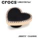  Crocs crocs[ аксессуары jibbitzji Bit'z ]ELEVATE2 //Black Heart with Gold Outline/ черный Heart with Gold наружный линия l10011084