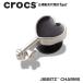  Crocs crocs[ аксессуары jibbitzji Bit'z ]ELEVATE1 //Silver and Black Heart Key/ серебряный and черный Heart ключ / ключ l10011319