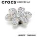  Crocs crocs[ аксессуары jibbitzji Bit'z ]ELEVATE2 //Silver Mnchrm Daisy 1/ серебряный монохромный m Дэйзи 1l10013403