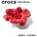  Crocs crocs[ аксессуары jibbitzji Bit'z ]NATURE4 //Pink Crochet Flower/ розовый. иглы для вязания крючком плетеный. цветок l10016129