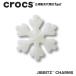  Crocs crocs[ аксессуары jibbitzji Bit'z ]NATURE5 //White Snowflake 2/ белый snow хлопья 2/ снег. кристалл l10016684
