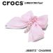  Crocs crocs[ аксессуары jibbitzji Bit'z ]Shoelry4 //Pink Velvet Flower Bow/ розовый bell спальное место цветок лента l10016712