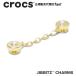  Crocs crocs[ аксессуары jibbitzji Bit'z ]Shoelry цепь 3 //Gold Chain with Pearl Rivets/ жемчуг заклепка имеется золотая цепь l10017435