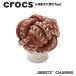  Crocs crocs[ аксессуары jibbitzji Bit'z ]Shoelry4 //Brown Vegan Leather Knot/ Brown. vi - gun кожа узел l10017453