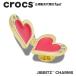  Crocs crocs[ аксессуары jibbitzji Bit'z ]SYMBOL4 //Gold Bubble Locket Heart/ Gold Bubble Rocket Heart l10017772