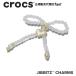  Crocs crocs[ аксессуары jibbitzji Bit'z ]Shoelry3 //Beaded Bow with Gold Heart/ Gold Heart бисер лента l10017774