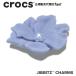  Crocs crocs[ аксессуары jibbitzji Bit'z ]NATURE1 //Periwinkle Flower with Pearl/peli wing kru цветок with жемчуг l10017863