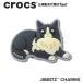 Crocs crocs[ аксессуары jibbitzji Bit'z ]ANIMAL4 //Black Cat With Boots/ черный кошка with ботинки / кошка l10018398