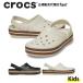 Crocs crocs[ Kids сандалии ]Crocband Gum Clog K / часы частота жевательная резинка сабо (18~21cm)/212775-001-2MDl