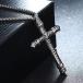  колье Cross 10 знак 10 знак ... relief женский мужской серебряный подвеска модный Vintage оборудование орнамент 