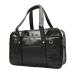  школьная сумка большая вместимость кожзаменитель легкий сумка "Boston bag" многофункциональный ранец посещение школы ходить на работу для мужчин и женщин ( черный )