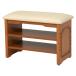  bench простой стул полки имеется 2 уровень ширина 60 casual обеденный bench вход обувь тапочки место хранения натуральное дерево из дерева магазин Cafe lounge лобби отель юридическое лицо День почитания пожилых людей 