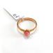  кольцо кольцо женский аксессуары зодиакальный камень 3 месяц .. коралл натуральный ювелирные изделия Gold девочка она подарок день рождения подарок подарок женщина br-2194