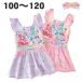 wa......... One-piece swimsuit girl child ... Kids tv anime character goods swim pool 100 110 120 [2 point till mail service possibility ]