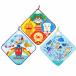 Anpanman 3 листов комплект петля имеется полотенце для рук петля полотенце голубой примерно 27×27cm антибактериальный дезодорация обработка герой товары уход за детьми . детский сад входить .[2 пункт до почтовая доставка возможно ]