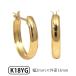 �S�[���h K18 18�� 18k �b�� �t�[�v �X�i�b�v �s�A�X ���� 1�y�A ��2mm �O�a13mm �����Y �ւ��� �N���b�V���O �Ւf�� �����O �����^�b�` �L���b�`���X