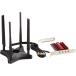 ASUS 11a/b/g/n/ac�Ή� PCIExpress 1,000Mbps(2.4Ghz) and2,167Mbps( 5GHz) PCE-AC88