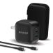 SUNEAST 48W �}���[�d�� USB Type-C �~2 2�䓯���[�d�Ή� AC�A�_�v�^�[ �X�}�z �[�d�� iphone �^�u���b�g �|�[�`+USBC to C�P�[�u���t�� �� PD3.0�Ή� 1�N�ۏ�