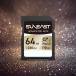 SUNEAST S275 GOLD SD карта 64GB SDXC UHS-I V30 Class10 U3 4K анимация R:240MB/s цифровая камера беззеркальный однообъективный зеркальный SD карта высокая скорость высокая прочность JPEG RAW Vlog полосный .5 год гарантия 