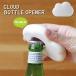 QUALY cloud bottle opener クオリー クラウドボトルオープナー（栓抜き せんぬき 栓ぬき 雲 瓶ビール モノトーン）