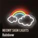 NEONY SIGN LIGHT Rainbow( орнамент свет LED neon автограф свет неоновый свет интерьерный свет Cafe балка радуга )