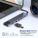 usb�n�u �h�b�L���O�X�e�[�V���� 8in1 HDMI USB-C LAN SD USB3.0 �f�B�X�v���C�|�[�g HDMI�|�[�g microSD USB�n�u �C�[�T�l�b�g�|�[�g ���M A1140C �֘A�摜5