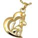 Memorial Gallery Pets 3068D-GP Pet in My Heart Dog 14K Plating (14K Over St ɾȯ