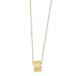 FB JEWELS Solid 14K Yellow Gold Rope Chain W/Barrel Bead W/2In Extension Necklace¹͢