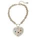 Betsey Johnson Pearl Heart Pendant Necklace,Multi,374201GLD966 ɾȯ