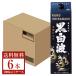  Satsuma sake структура potato shochu чёрный Shiranami 25 раз упаковка 1800ml 1.8L×6шт.@1 кейс .. shochu Кагосима 