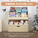 [bo медсестра магазин акция +5%] книга с картинками подставка игрушка место хранения место хранения подставка box с роликами . полка кейс для хранения из дерева большая вместимость ребенок одежда книжный шкаф большая вместимость 