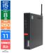 Lenovo ThinkCentre M720q Tiny A разряд no. 8 поколение i5 6 core 8GB SSD 250GB Win11 Pro Wi-Fi ладонь размер компактный настольный б/у PC