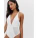 ���F�����[�_&nbsp;Vero&nbsp;Moda&nbsp;���f�B�[�X&nbsp;�����s�[�X&nbsp;�����E�r�[�`�E�F�A&nbsp;deep&nbsp;V&nbsp;neck&nbsp;cross&nbsp;back&nbsp;swimsuit&nbsp;White