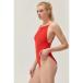 �r���{��&nbsp;Billabong&nbsp;���f�B�[�X&nbsp;�����s�[�X&nbsp;�����E�r�[�`�E�F�A&nbsp;Tanlines&nbsp;Ribbed&nbsp;High&nbsp;Neck&nbsp;One-Piece&nbsp;Swimsuit&nbsp;Red