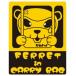  ferret goods build-to-order manufacturing FWF ferret in carry bag sticker yellow × black seal sticker water-proof UV processing .. packet OK