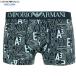  коробка нет Emporio Armani боксеры EMPORIO ARMANI мужской бренд ALL OVER BOLD LOGO хлопок стрейч синий зеленый 0808BE бесплатная доставка 