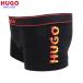  коробка нет HUGO боксеры Hugo Boss мужской бренд EXCITE fire - Logo принт хлопок стрейч чёрный 1203BE бесплатная доставка 