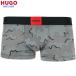  коробка нет HUGO боксеры Hugo Boss мужской бренд INDIVIDUAL камуфляж Logo хлопок стрейч серый 1203BE бесплатная доставка 