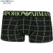  коробка нет Emporio Armani боксеры EMPORIO ARMANI мужской бренд ALL OVER PRINTED микро стрейч чёрный 031024 бесплатная доставка 