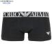  коробка нет Emporio Armani боксеры EMPORIO ARMANI мужской бренд one отметка Logo хлопок стрейч чёрный 2108BE бесплатная доставка 