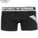  коробка нет Emporio Armani боксеры EMPORIO ARMANI мужской бренд Eagle Logo хлопок стрейч чёрный 2108BE бесплатная доставка 