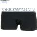  коробка нет Emporio Armani боксеры EMPORIO ARMANI мужской бренд STRIPED LOGO хлопок стрейч чёрный 2108BE бесплатная доставка 