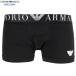  коробка нет Emporio Armani боксеры EMPORIO ARMANI мужской бренд SHINY LOGOBAND хлопок стрейч чёрный 2108BE бесплатная доставка 