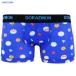  коробка нет Doraemon боксеры DORAEMON мужской бренд Doraemon рисунок & колокольчик передний .. нейлон стрейч синий 1806BF бесплатная доставка 
