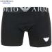  коробка нет Emporio Armani боксеры EMPORIO ARMANI мужской бренд SHINY LOGOBAND хлопок стрейч чёрный 2108BE бесплатная доставка 