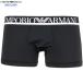  коробка нет Emporio Armani боксеры EMPORIO ARMANI мужской бренд талия Logo микроволокно чёрный 1807BE бесплатная доставка 