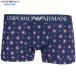  коробка нет Emporio Armani боксеры EMPORIO ARMANI мужской бренд CLASSIC PATTERN MIX хлопок стрейч синий фиолетовый 260924 бесплатная доставка 